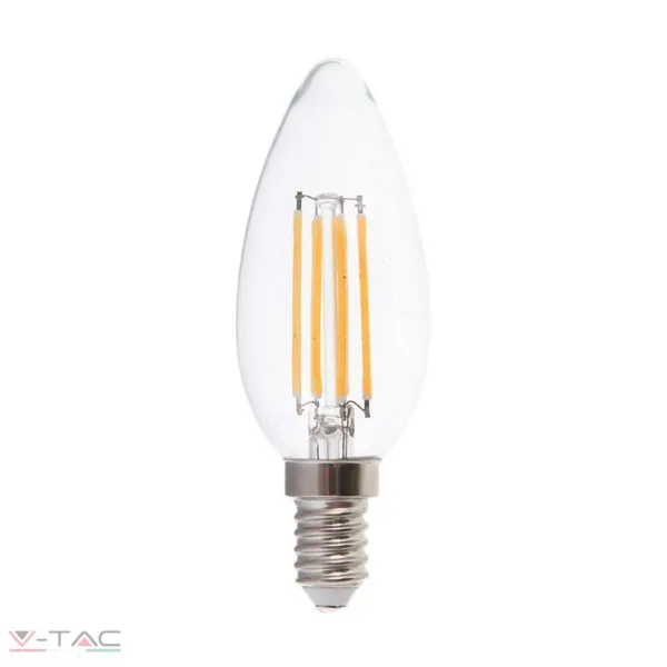 5,5W Dimmelhető Retro LED izzó E14 gyertya