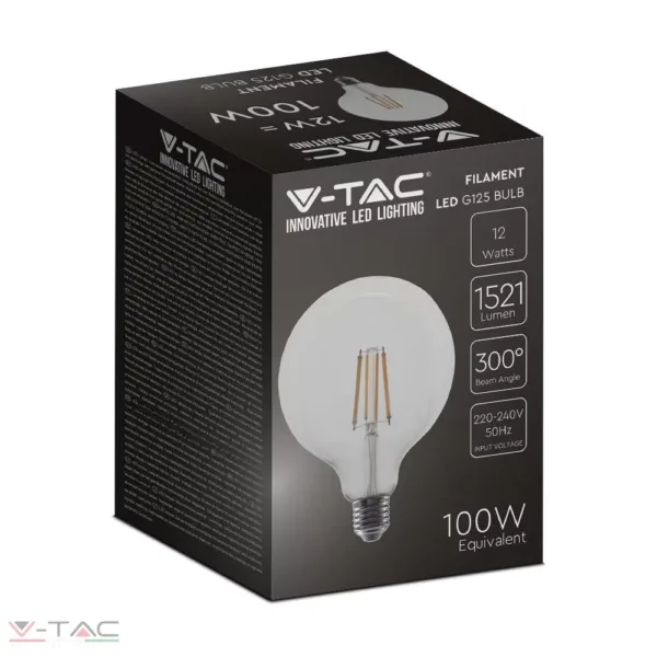 12,5W Retro LED izzó E27 G125