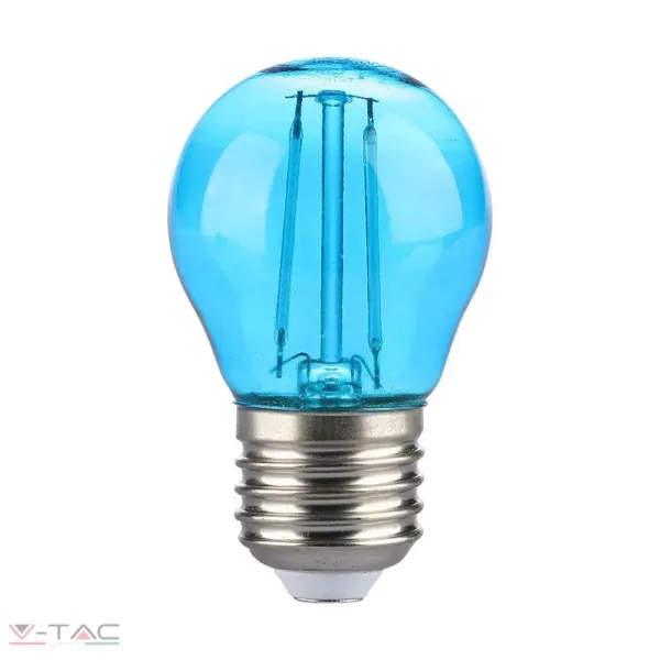 2W Retro LED izzó E27 G45 Kék - 217412